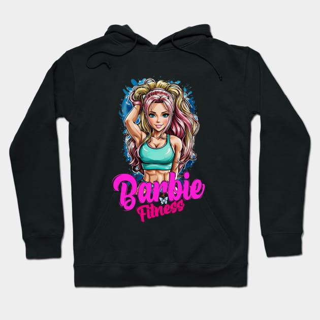 Barbi Setting the Trend for Healthy Living Hoodie by ANNATEES